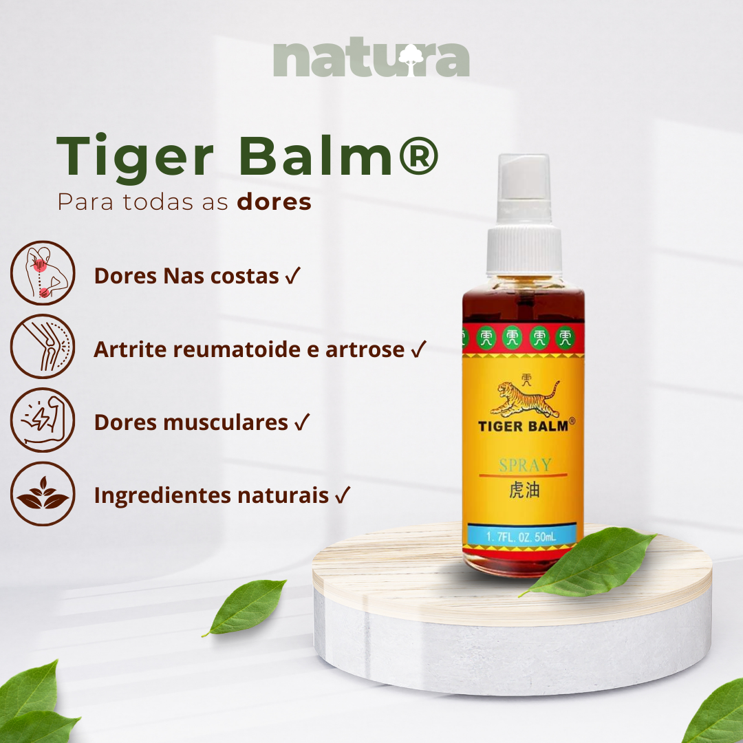 Tiger Balm ® - Alívio Poderoso de todas as dores!